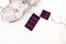 Burgundy Hook and Eye Bra Closure 2 x 3 for 2 pairs